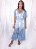 Powder Blue Lace Dress