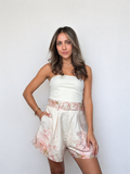 Garden Party Belted Shorts