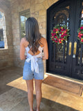 White Smocked Top