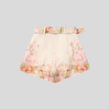Garden Party Belted Shorts