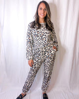 On The Spot Leopard Joggers