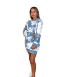 Tie Dye Sweatshirt Dress