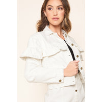 White Denim Jacket